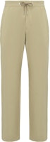 Alexander McQueen Beige Straight-Leg Casual Pants Solid Color Lace-Up. 741215-QVS77-9502 Alexander McQueen Beige Straight-Leg Casual Pants Solid Color Lace-Up. 741215-QVS77-9502