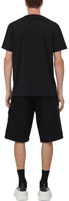 Alexander McQueen Black Crewneck Letter Oversized T-Shirt. 622104-QTAAC-0519 Shop Alexander McQueen Black Crewneck Letter Oversized T-Shirt. 622104-QTAAC-0519