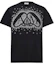 Buy Alexander McQueen Camiseta Negra de Cuello Redondo con Estampado Gráfico. 776349-QTAAP-0520
