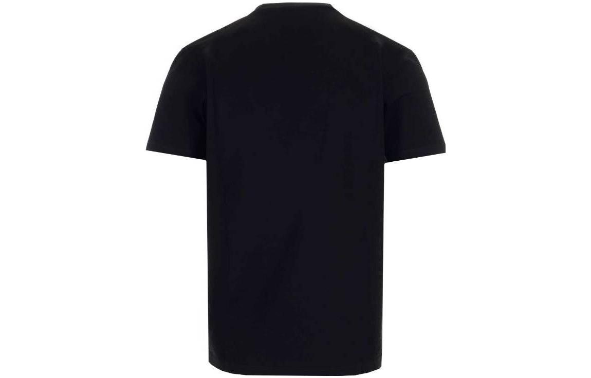 Alexander McQueen  Black Graphic Print Crew Neck T-Shirt 776349-QTAAP-0520 圖 3
