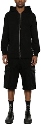 亚历山大麦昆背面印花黑色连帽夹克外套. 776255-QXAAC-1000 Lookbook 亚历山大麦昆背面印花黑色连帽夹克外套. 776255-QXAAC-1000