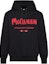 Order Alexander McQueen Black Hoodie with Letter Print and Slim Fit Design. 688715-QTAAB-0509