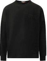 Alexander McQueen Black Letter Print Crewneck Long Sleeve Sweatshirt 759388-QTABR-0548 Alexander McQueen Black Letter Print Crewneck Long Sleeve Sweatshirt 759388-QTABR-0548