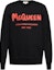 Buy Alexander McQueen Black Letter Print Crewneck Sweatshirt Long Sleeve. 688713-QTAAB-0509