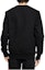 Purchase Alexander McQueen Black Letter Print Crewneck Sweatshirt Long Sleeve. 688713-QTAAB-0509