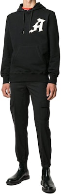 亚历山大麦昆 黑色标志性图案连帽卫衣 625362-QPX43-1000 Lookbook 亚历山大麦昆 黑色标志性图案连帽卫衣 625362-QPX43-1000