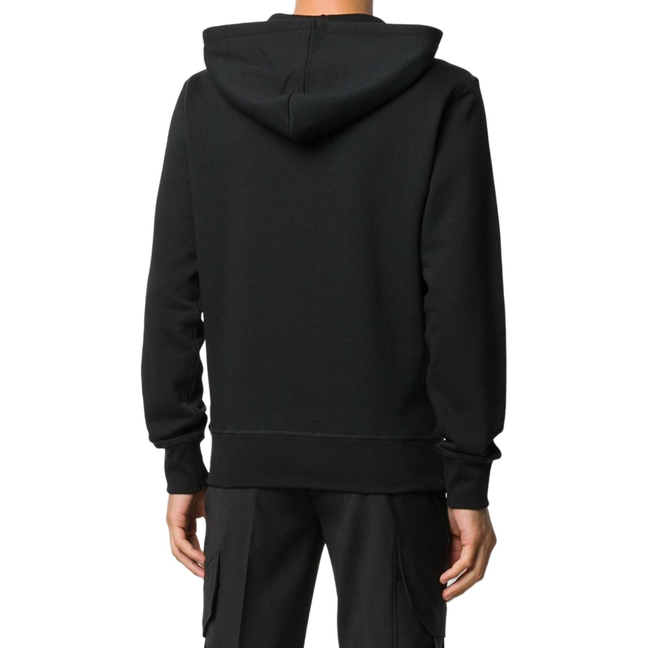 Shop 亚历山大麦昆 黑色标志性图案连帽卫衣 625362-QPX43-1000