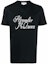 Order 알렉산더 맥퀸 블랙 로고 프린트 크루넥 티셔츠. 687714-QSZ86-0901