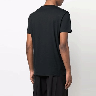 알렉산더 맥퀸 블랙 로고 프린트 크루넥 티셔츠. 687714-QSZ86-0901 Shop 알렉산더 맥퀸 블랙 로고 프린트 크루넥 티셔츠. 687714-QSZ86-0901