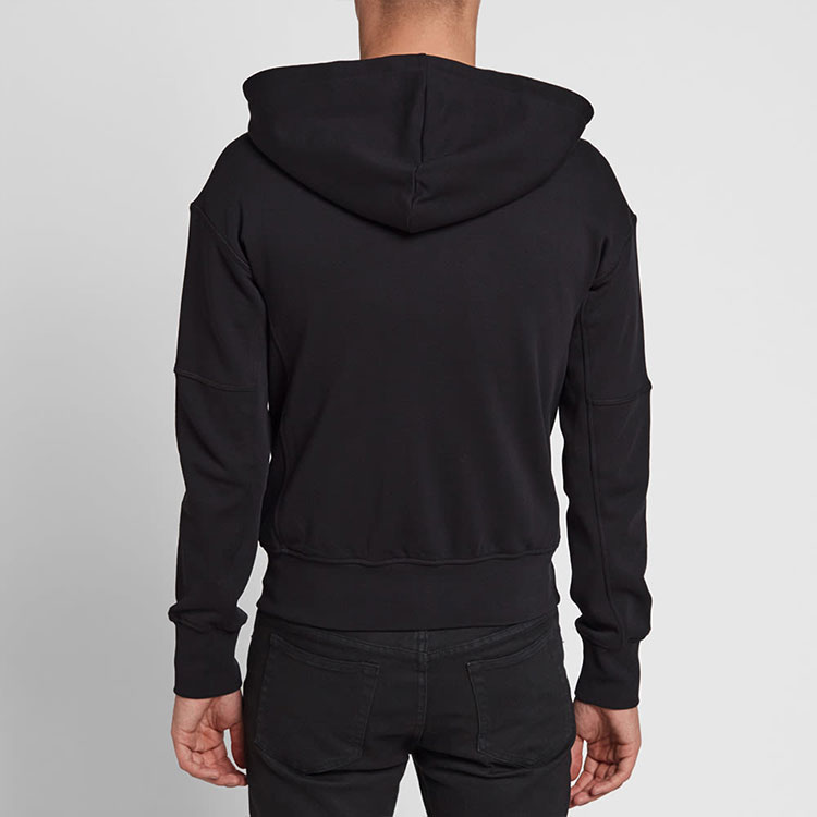 Purchase アレキサンダー マックイーン ブラック 無地 ジップパーカー. 427748-QHX13-1000