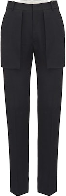 Alexander McQueen Pantalones Negros Casuales Rectos de Talle Medio 741220-QVV21-1000 Order Alexander McQueen Pantalones Negros Casuales Rectos de Talle Medio 741220-QVV21-1000