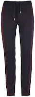 Alexander McQueen Black Striped Drawstring Knit Track Pants 595590-QOX43-1000 Alexander McQueen Black Striped Drawstring Knit Track Pants 595590-QOX43-1000
