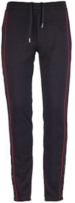 亚历山大·麦昆 黑色条纹抽绳针织运动裤 595590-QOX43-1000 Order 亚历山大·麦昆 黑色条纹抽绳针织运动裤 595590-QOX43-1000