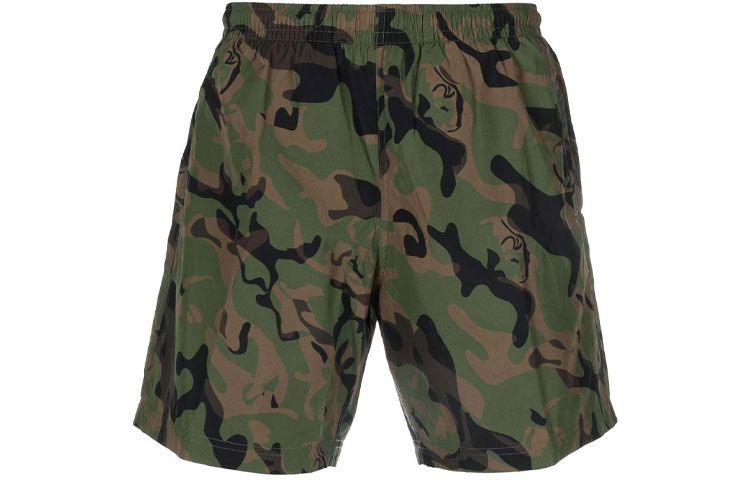 Order Alexander McQueen Seluar Pendek Camouflage Gaya Santai Panjang Lutut. 683045-4419Q-2964