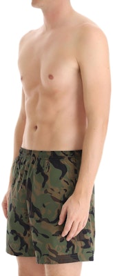 Alexander McQueen Seluar Pendek Camouflage Gaya Santai Panjang Lutut. 683045-4419Q-2964 Sizing Alexander McQueen Seluar Pendek Camouflage Gaya Santai Panjang Lutut. 683045-4419Q-2964