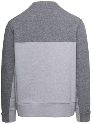 亚历山大麦昆拼接圆领长袖卫衣灰色 760763-Q1XIK-1267 Lookbook 亚历山大麦昆拼接圆领长袖卫衣灰色 760763-Q1XIK-1267