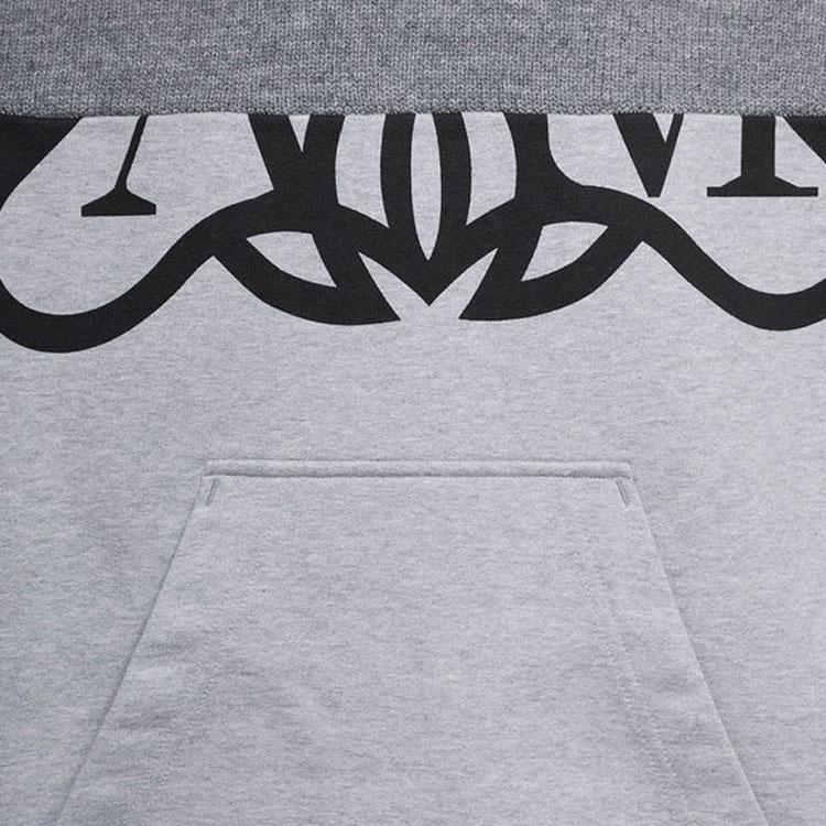 Shop 亚历山大麦昆拼接圆领长袖卫衣灰色 760763-Q1XIK-1267