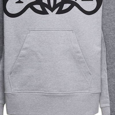 亚历山大麦昆拼接圆领长袖卫衣灰色 760763-Q1XIK-1267 Details for 亚历山大麦昆拼接圆领长袖卫衣灰色 760763-Q1XIK-1267