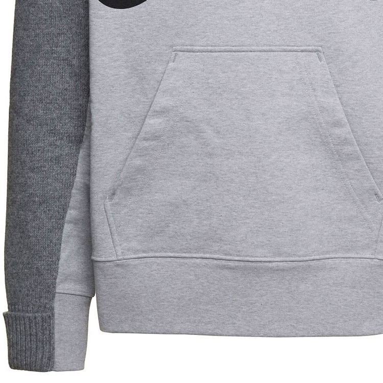 Sizing 亚历山大麦昆拼接圆领长袖卫衣灰色 760763-Q1XIK-1267