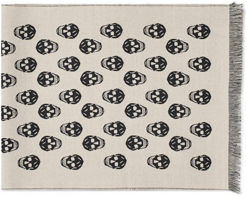 アレキサンダーマックイーン 両面スカルウールスカーフ ブラック 6244254226Q9960 Lookbook アレキサンダーマックイーン 両面スカルウールスカーフ ブラック 6244254226Q9960