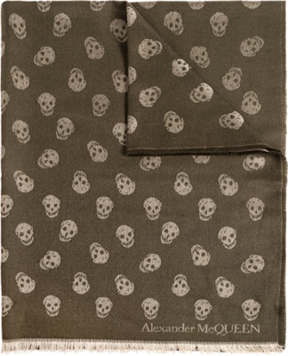 亞歷山大·麥昆 綠色圖紋針織圍巾. 5577054617Q2901 Buy 亞歷山大·麥昆 綠色圖紋針織圍巾. 5577054617Q2901