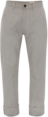 알렉산더 맥퀸 그레이 솔리드 캔버스 버튼 캐주얼 팬츠 687604QSY541090 Buy 알렉산더 맥퀸 그레이 솔리드 캔버스 버튼 캐주얼 팬츠 687604QSY541090