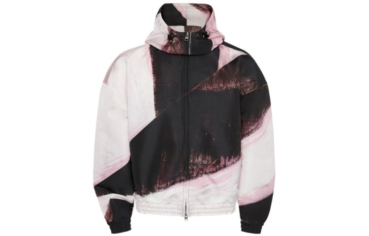 Alexander McQueen  Hoodie Zip-Up Jacket Long Sleeve Outerwear. 735253-QUR52-5772