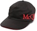 Order Alexander McQueen Topi Baseball Hitam Bersulam Logo 6328964105Q1074