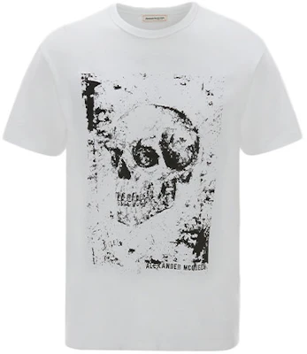 Alexander McQueen Logo Skull Print Crew Neck Short Sleeve T-Shirt 688187-QSZ6A-0900 Buy Alexander McQueen Logo Skull Print Crew Neck Short Sleeve T-Shirt 688187-QSZ6A-0900