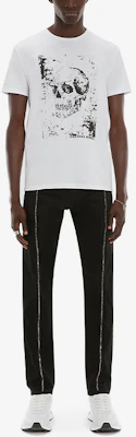 Alexander McQueen Logo Skull Print Crew Neck Short Sleeve T-Shirt 688187-QSZ6A-0900 Lookbook Alexander McQueen Logo Skull Print Crew Neck Short Sleeve T-Shirt 688187-QSZ6A-0900