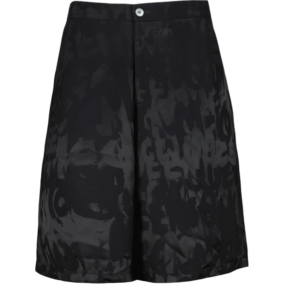 Alexander McQueen  Loose Fit Button Straight Casual Shorts. 750148-QVP30-1010