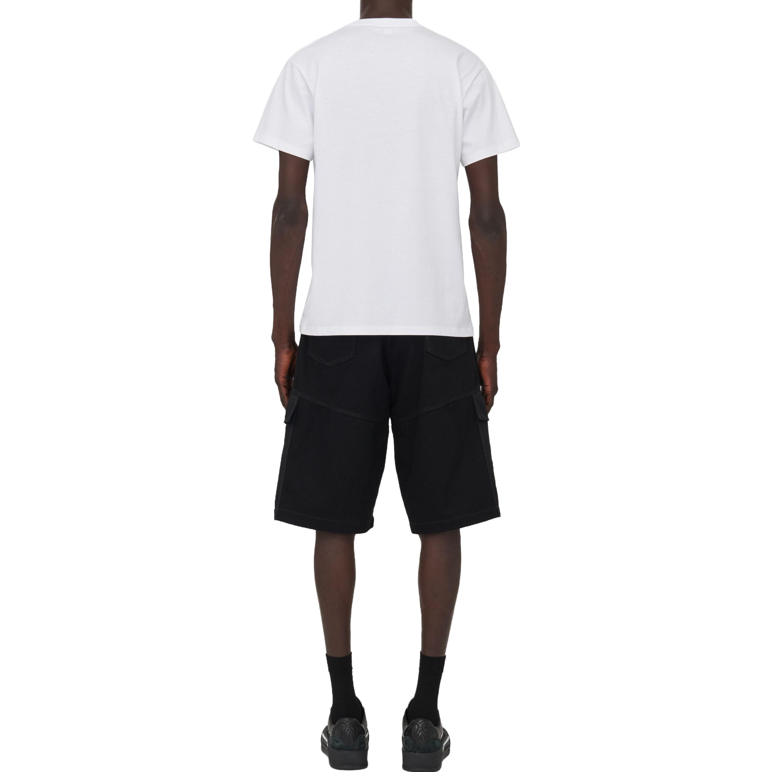 Details for Alexander McQueen Kemeja-T Putih Cetakan Tengkorak Terselindung. 776336-QTAAL-0961