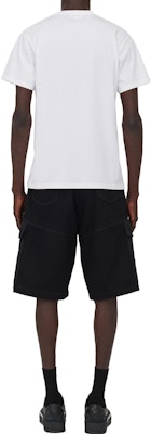 Alexander McQueen Kemeja-T Putih Cetakan Tengkorak Terselindung. 776336-QTAAL-0961 Details for Alexander McQueen Kemeja-T Putih Cetakan Tengkorak Terselindung. 776336-QTAAL-0961