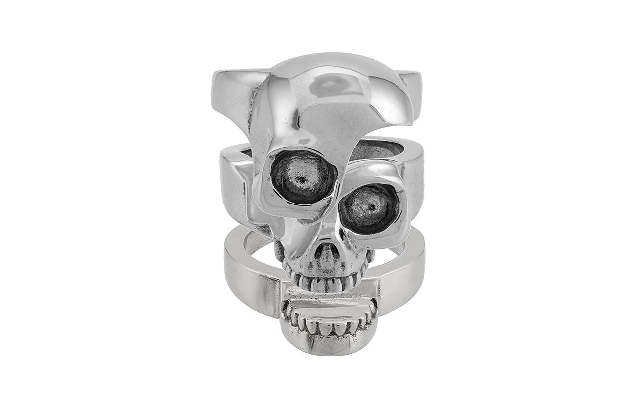Order Alexander McQueen  Silver Hip-Hop Style Ring 554499J160Y0446
