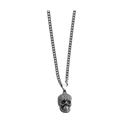 Alexander McQueen Skull Metallic Necklace 689415I94VY1572