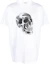 Order Alexander McQueen 骷髏印花白色短袖圓領T恤 776351-QTAAQ-0909