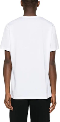 Alexander McQueen 骷髏印花白色短袖圓領T恤 776351-QTAAQ-0909 Shop Alexander McQueen 骷髏印花白色短袖圓領T恤 776351-QTAAQ-0909