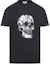 Buy Alexander McQueen Skull Print Oversized Black Crewneck T-Shirt. 794575-QTABM-0528