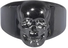 Alexander McQueen Skull Ring Black Casual Unique Design. 705833J160B0995 Alexander McQueen Skull Ring Black Casual Unique Design. 705833J160B0995