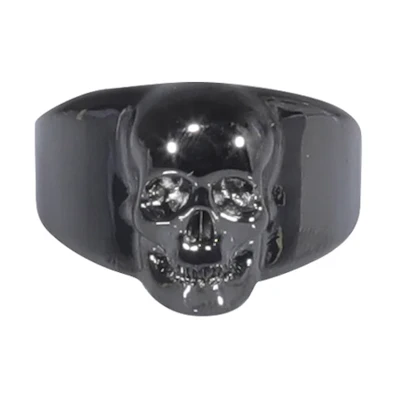 Alexander McQueen Skull Ring Black Casual Unique Design. 705833J160B0995