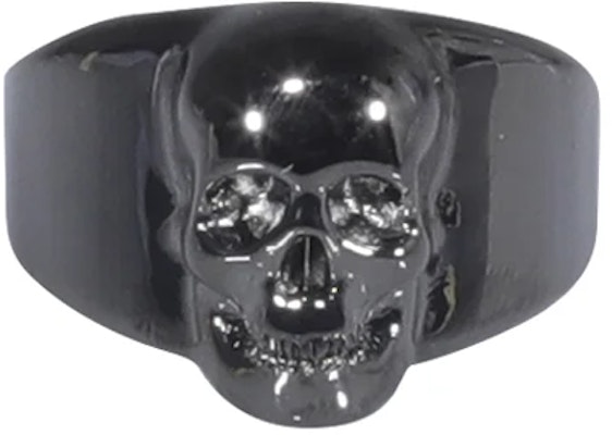 Alexander McQueen Skull Ring Black Casual Unique Design. 705833J160B0995 Order Alexander McQueen Skull Ring Black Casual Unique Design. 705833J160B0995