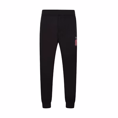 Alexander McQueen Solid Color Elastic Waist Knit Jogger Sweatpants 727306-QUX15-1052