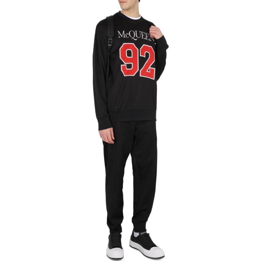 Shop Alexander McQueen Seluar Jogger Knit Pinggang Elastik Warna Solid 727306-QUX15-1052