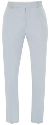 Alexander McQueen Pantalones Casuales Rectos de Color Sólido con Cremallera Oculta. 727181-QUU91-4850 Buy Alexander McQueen Pantalones Casuales Rectos de Color Sólido con Cremallera Oculta. 727181-QUU91-4850