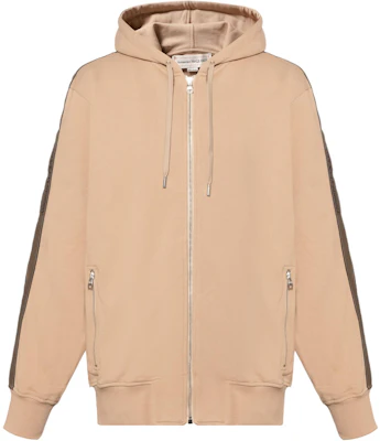 亚历山大麦昆纯色拉链连帽衫淡棕色 654794QTX75-0906 Buy 亚历山大麦昆纯色拉链连帽衫淡棕色 654794QTX75-0906