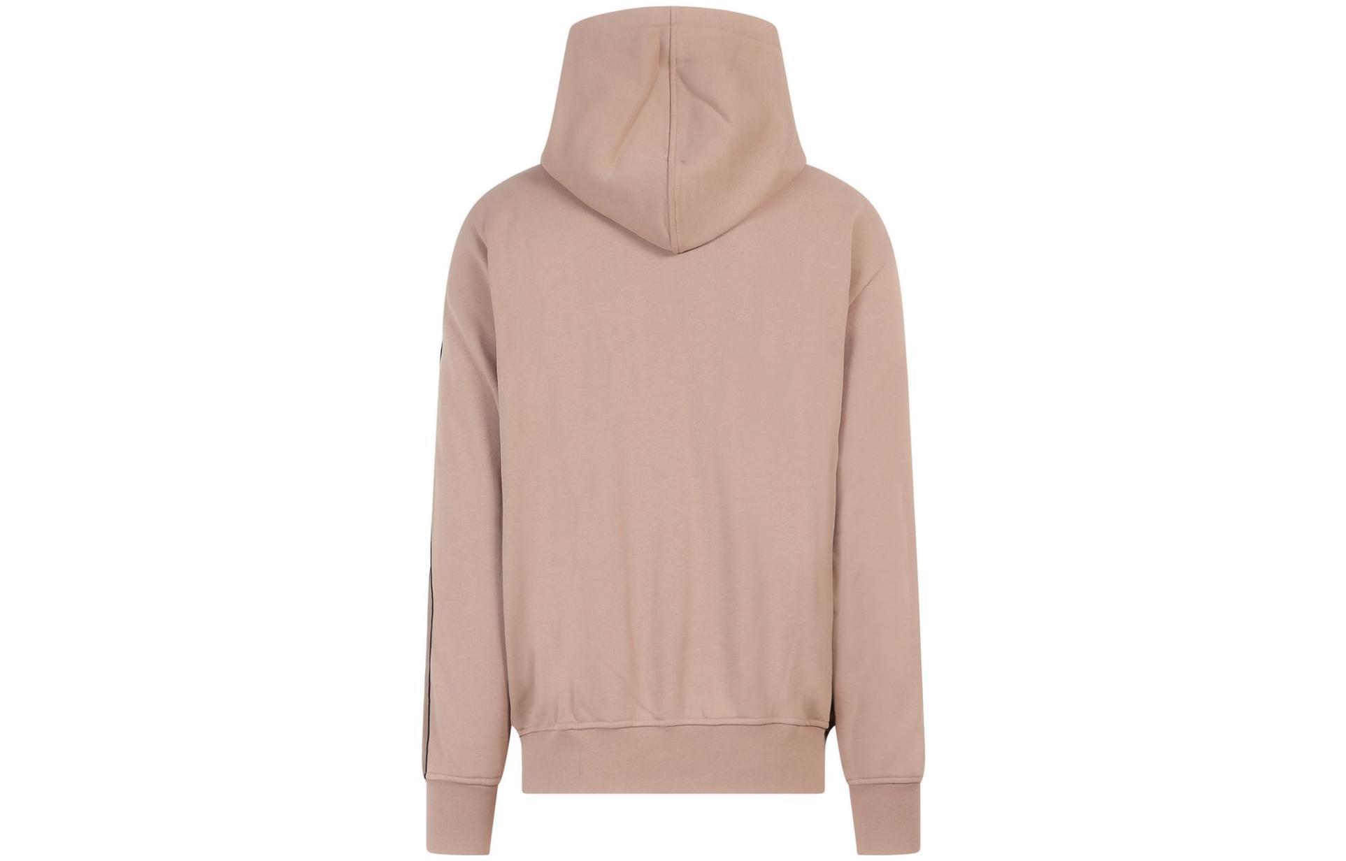 Lookbook 亚历山大麦昆纯色拉链连帽衫淡棕色 654794QTX75-0906