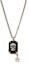 Buy 알렉산더 맥퀸 스퀘어 스컬 브라스 목걸이 - 패션 액세서리 561034I94VT5081