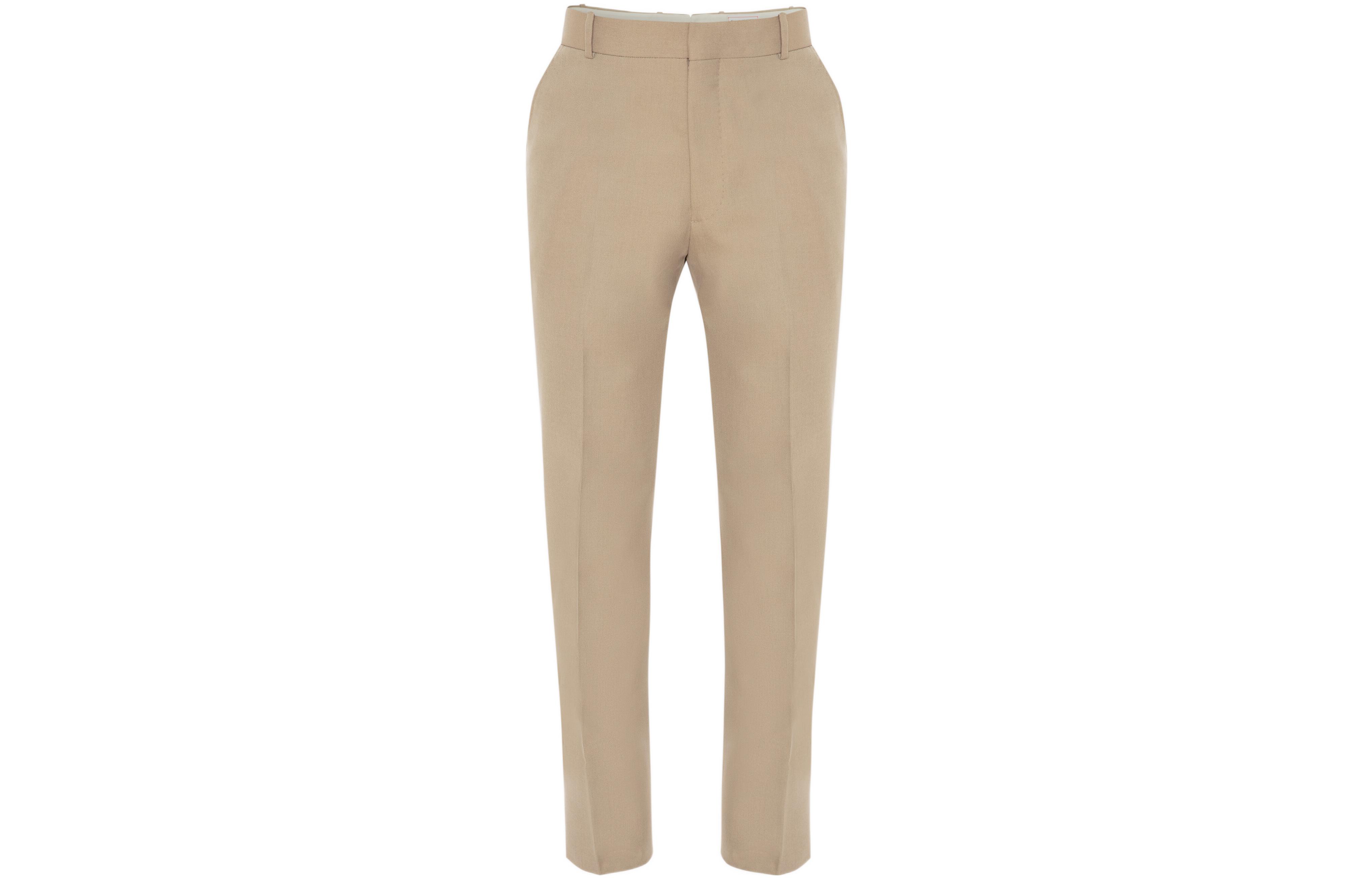 Alexander McQueen  Tapered Hidden Zip Casual Pants Off-White 726131-QUS57-9503