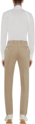 Alexander McQueen Pantalones Casuales Cremallera Oculta Ajustados Off-White 726131-QUS57-9503 Shop Alexander McQueen Pantalones Casuales Cremallera Oculta Ajustados Off-White 726131-QUS57-9503