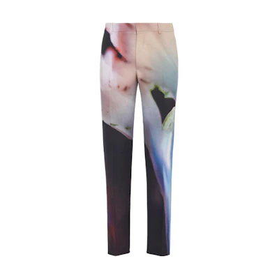 Alexander McQueen Tapered Tie-Dye Casual Pants Multicolor 749715-QVQ12-8500
